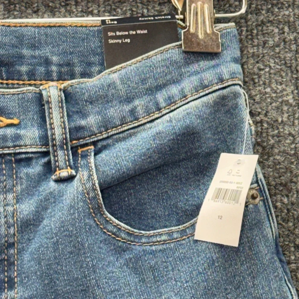 Gap Stretch Skinny Jeans Boys 12 Blue Denim Casual School Wear NEW